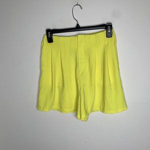 French Kiss Womens S Yellow Casual Shorts
